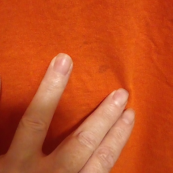 "ROWDY BUNCH" Short Sleeve Orange T-Shirt - Size Large - Picture 3 of 9